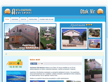 Tablet Screenshot of apartmanivillabarbara.com